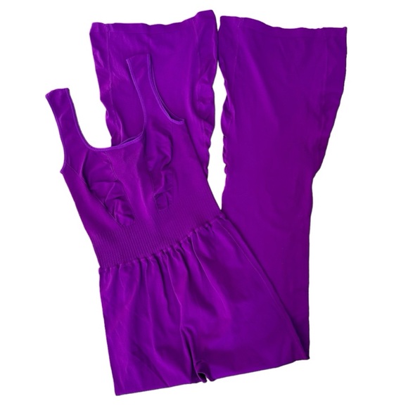 Free People Movement Good Karma Flare Onesie Size M/L NWOT - Picture 11 of 16